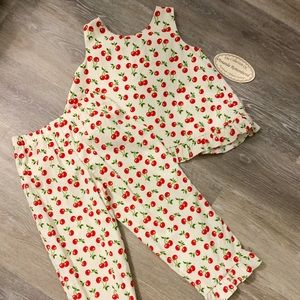 Swing Back ruffle pant set 4t